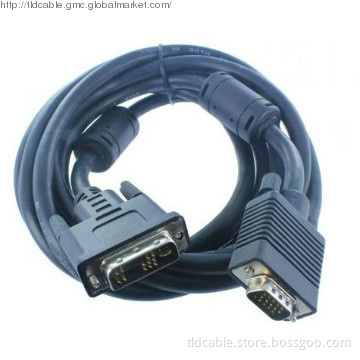 DVI 12+5 to VGA 15Pin Video Cable
